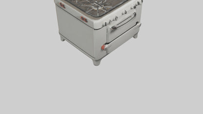 Cartoon Stove model 3D model
