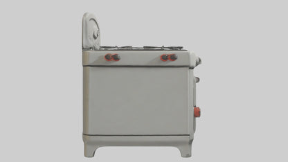 Cartoon Stove model 3D model