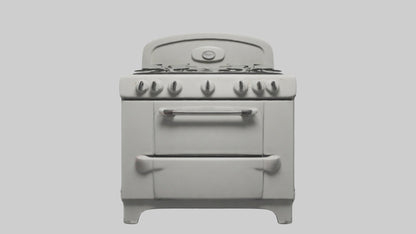 Cartoon Stove model 3D model