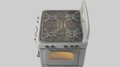 Cartoon Stove model 3D model