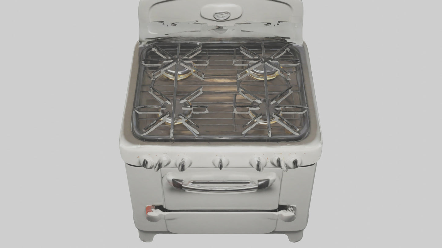 Cartoon Stove model 3D model