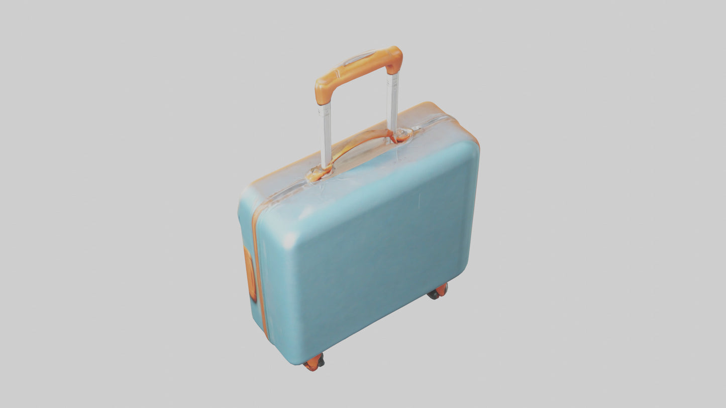 Cartoon Suitcase model 3D model