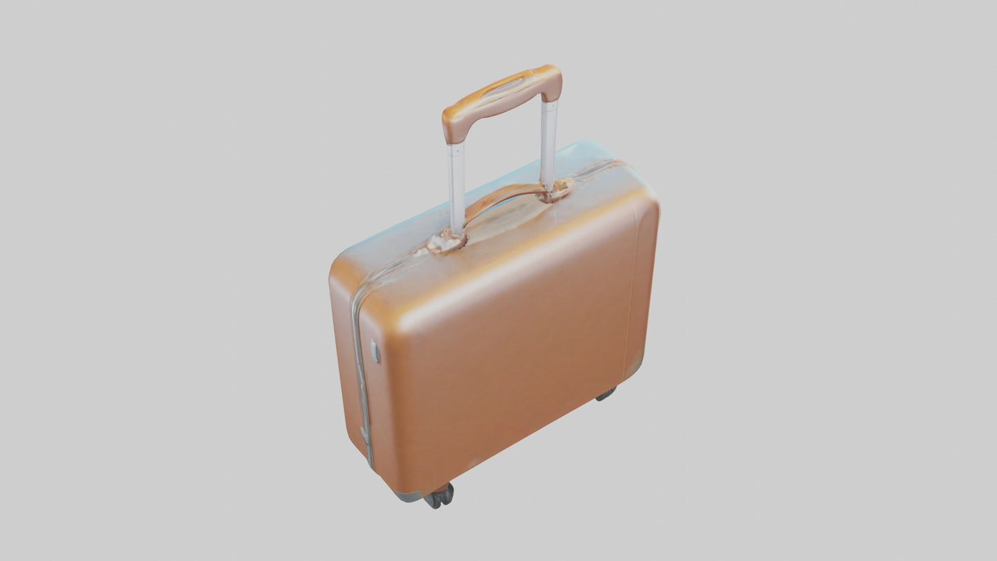 Cartoon Suitcase model 3D model