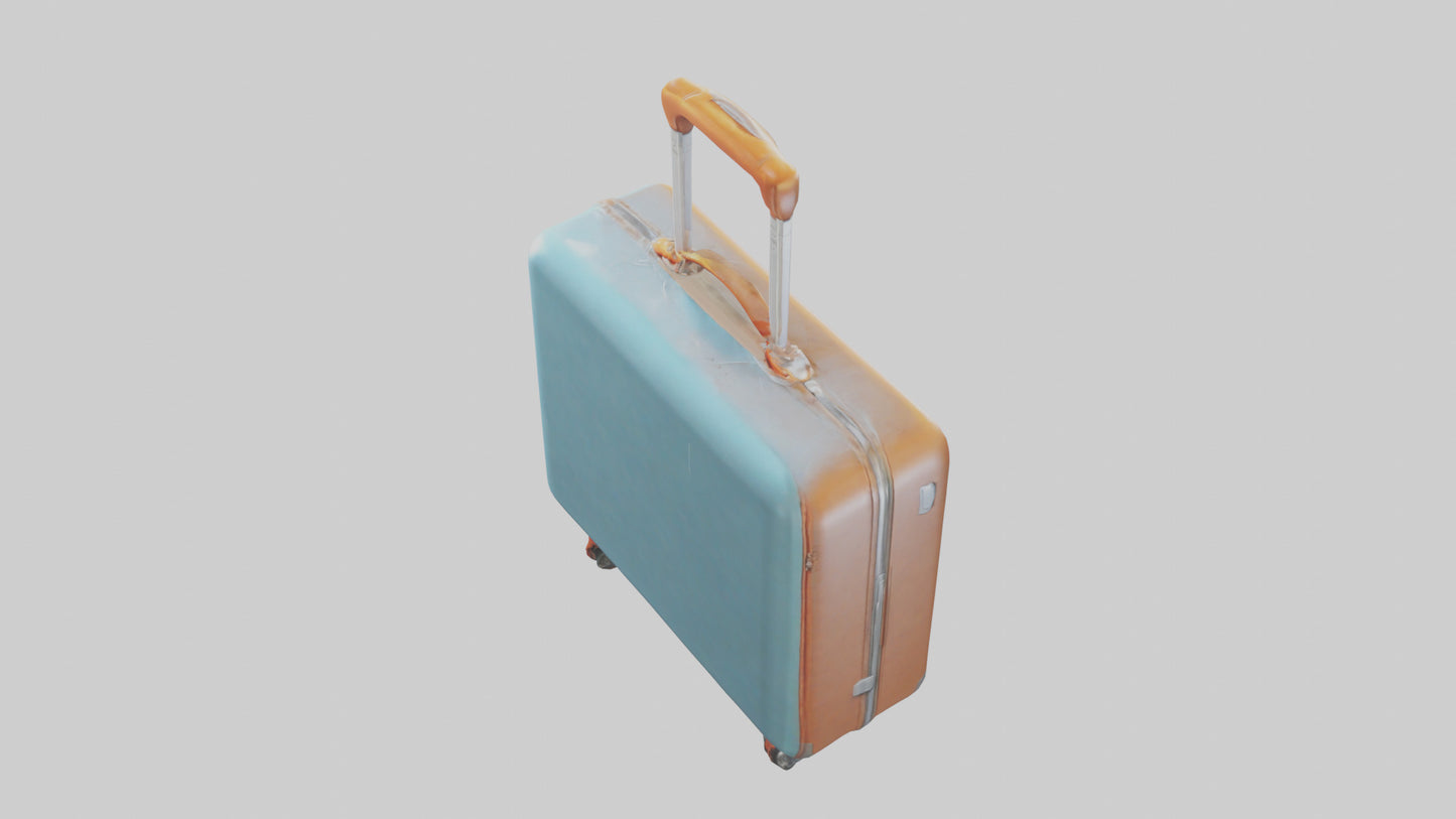 Cartoon Suitcase model 3D model