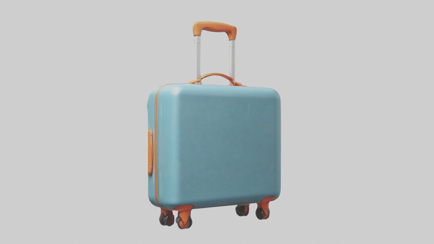 Cartoon Suitcase model 3D model