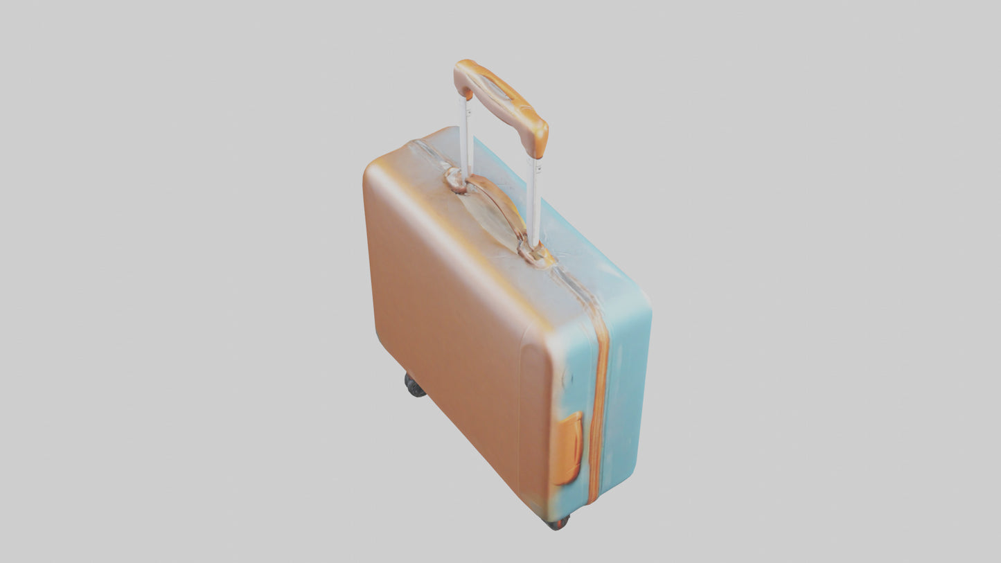 Cartoon Suitcase model 3D model
