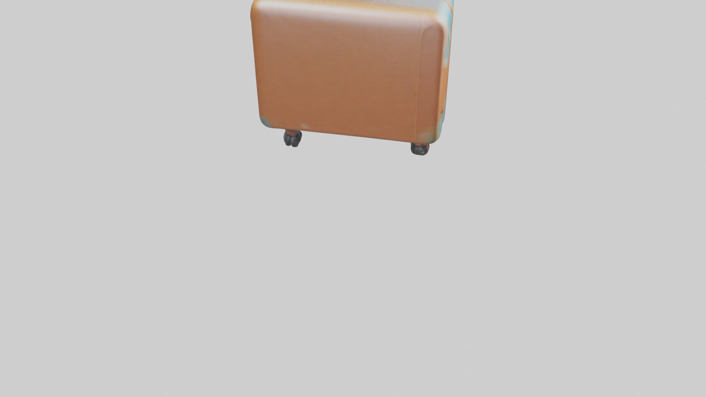 Cartoon Suitcase model 3D model