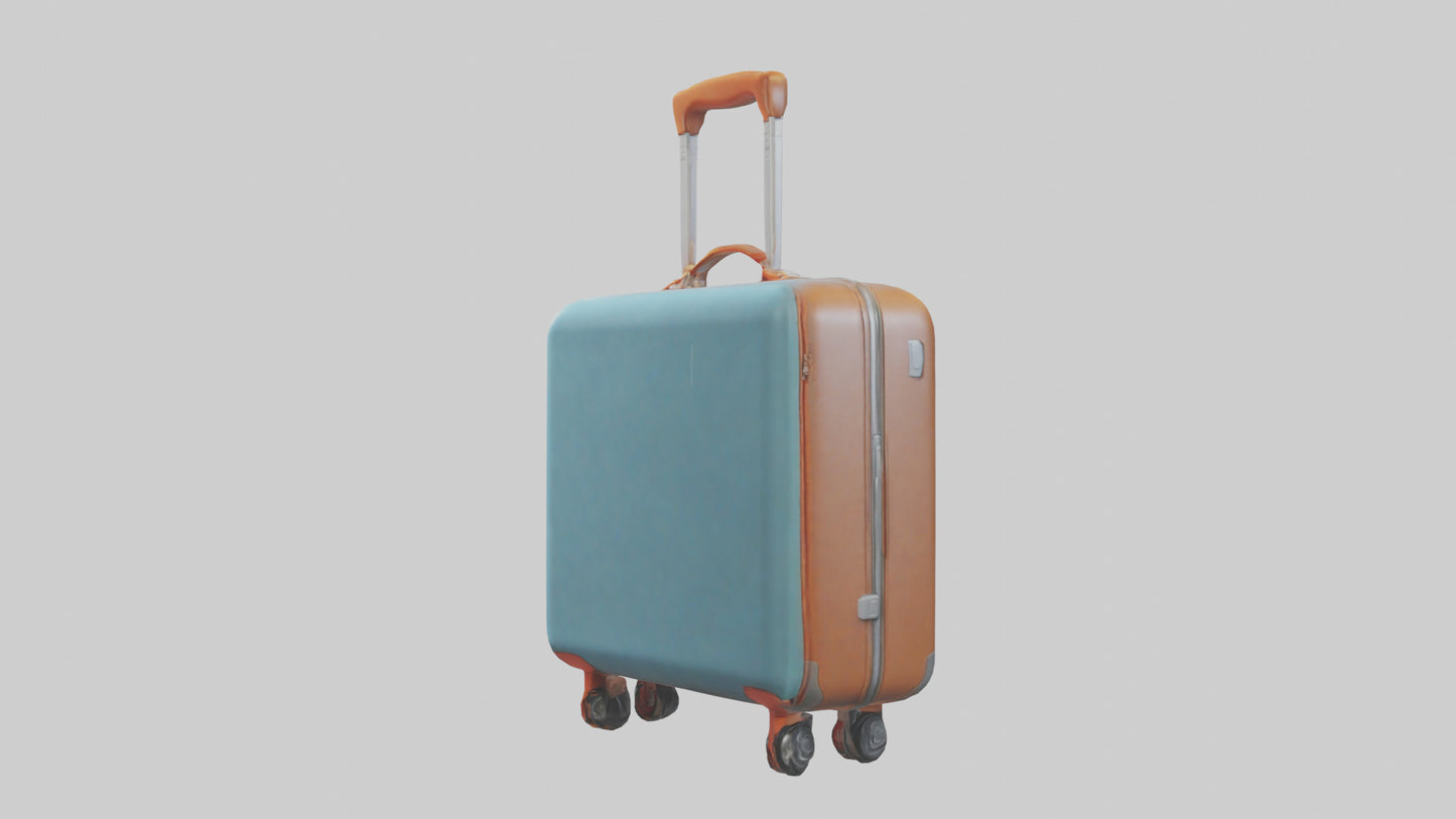 Cartoon Suitcase model 3D model