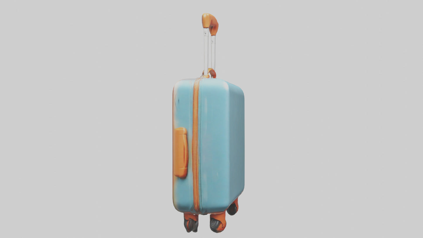 Cartoon Suitcase model 3D model