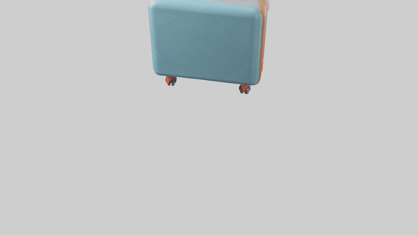 Cartoon Suitcase model 3D model