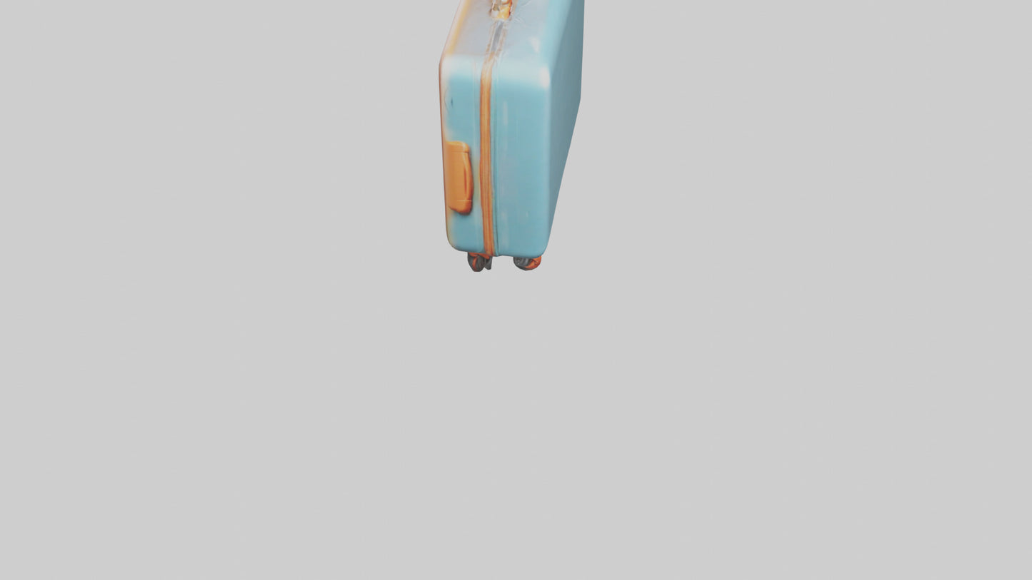 Cartoon Suitcase model 3D model