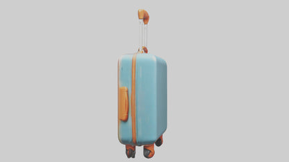 Cartoon Suitcase model 3D model
