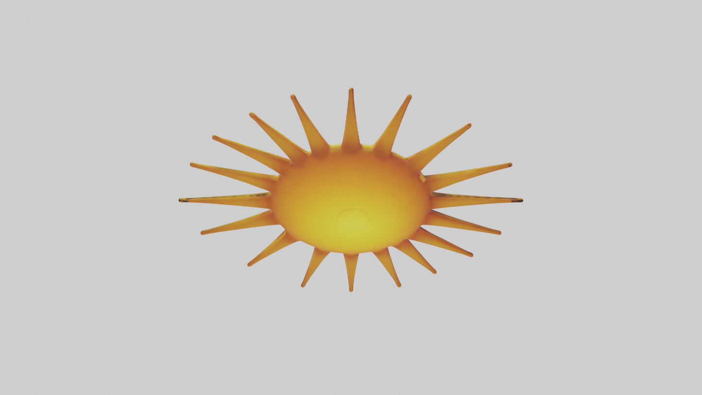 Cartoon Sun model 3D model