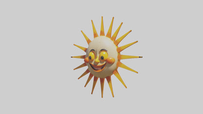 Cartoon Sun model 3D model