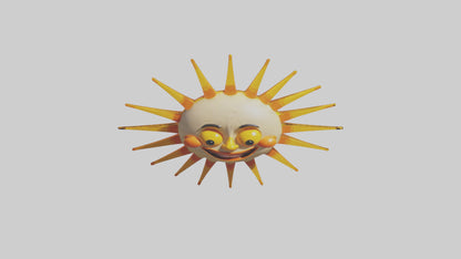 Cartoon Sun model 3D model