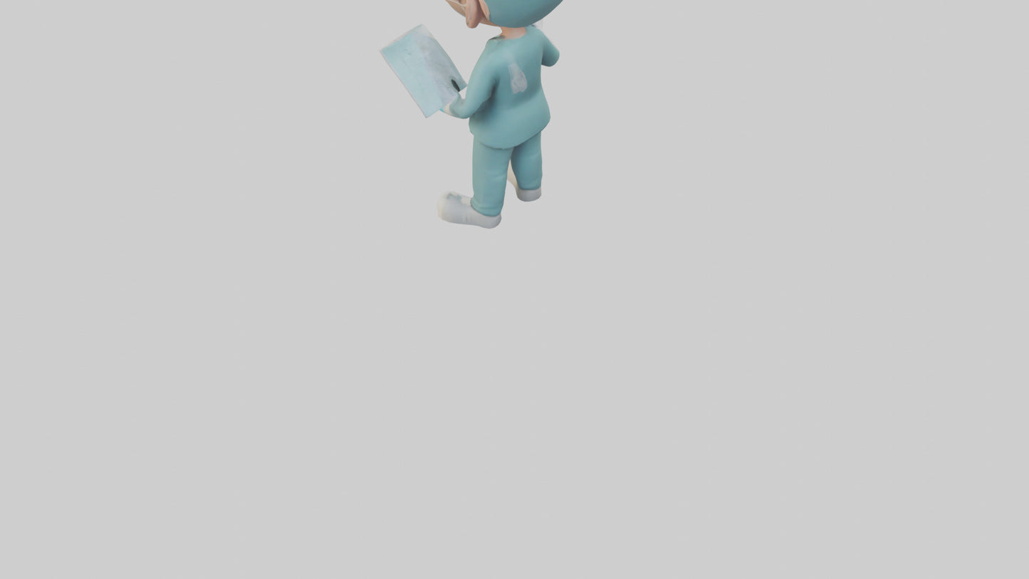 Cartoon Surgeon model 3D model