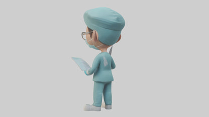Cartoon Surgeon model 3D model