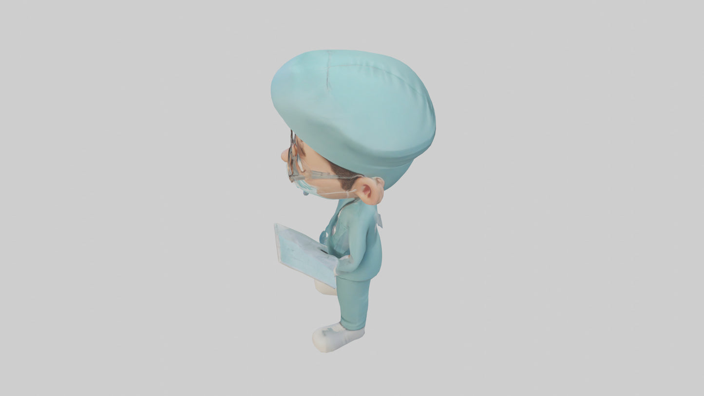 Cartoon Surgeon model 3D model