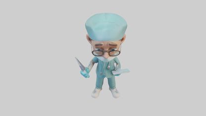 Cartoon Surgeon model 3D model