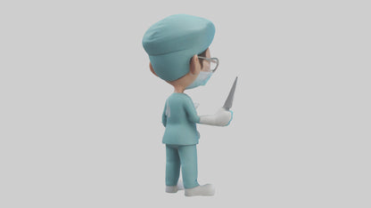 Cartoon Surgeon model 3D model