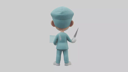 Cartoon Surgeon model 3D model