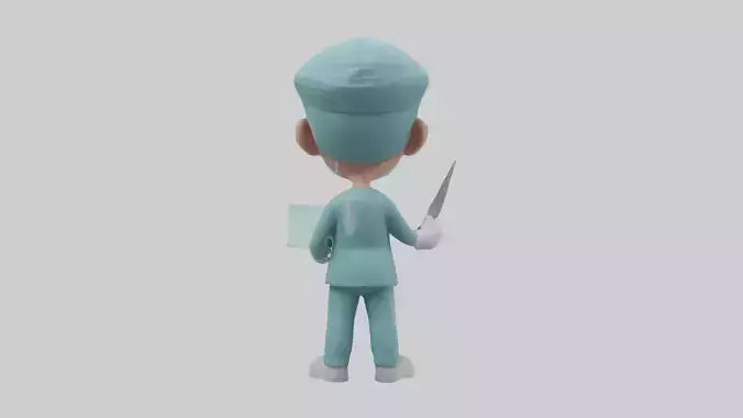 Cartoon Surgeon model 3D model