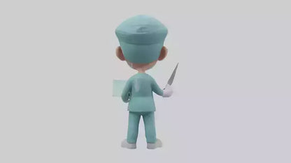Cartoon Surgeon model 3D model