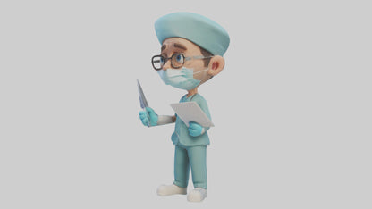 Cartoon Surgeon model 3D model