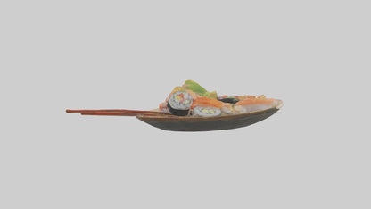 Cartoon Sushi model 3D model