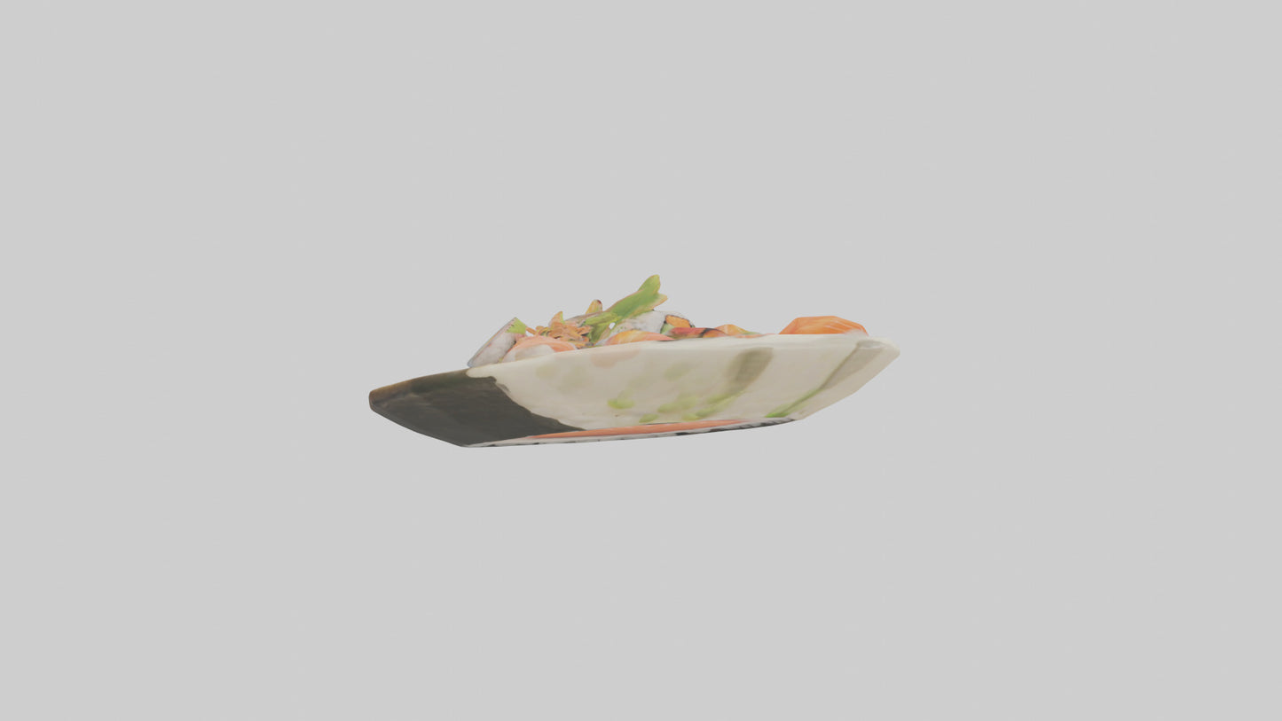 Cartoon Sushi model 3D model