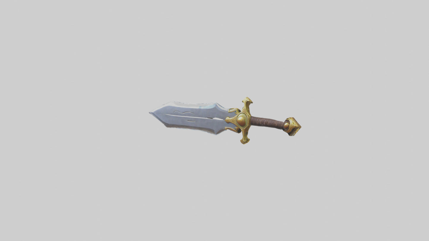 Cartoon Sword model 3D model