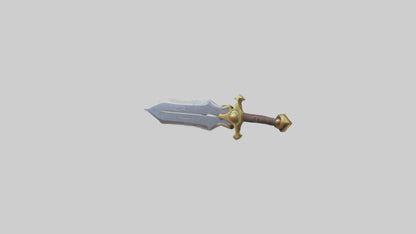 Cartoon Sword model 3D model