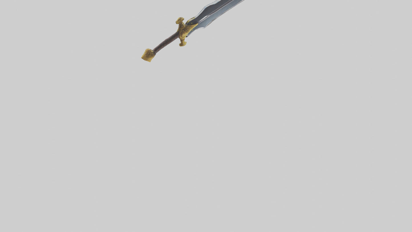 Cartoon Sword model 3D model