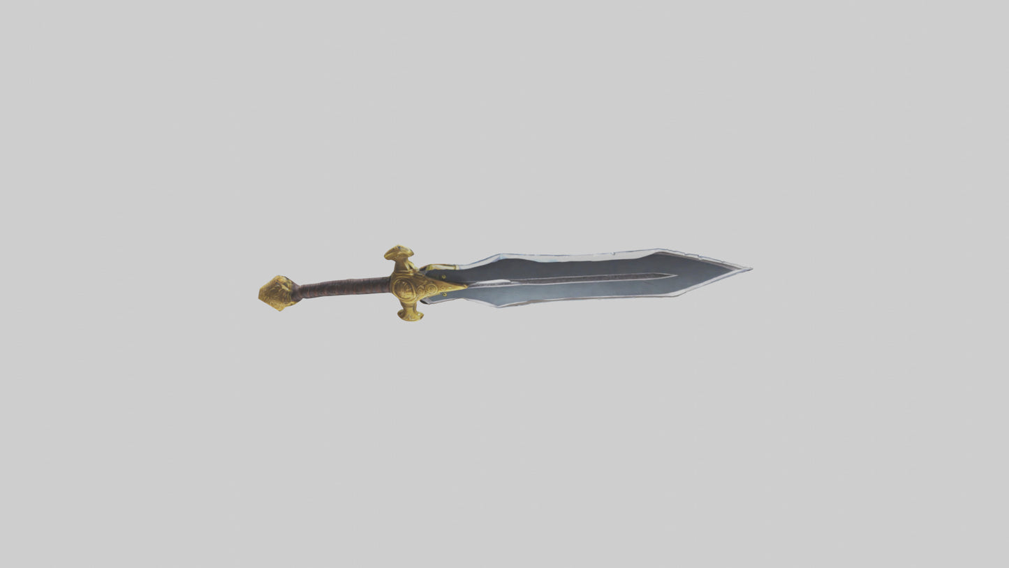 Cartoon Sword model 3D model