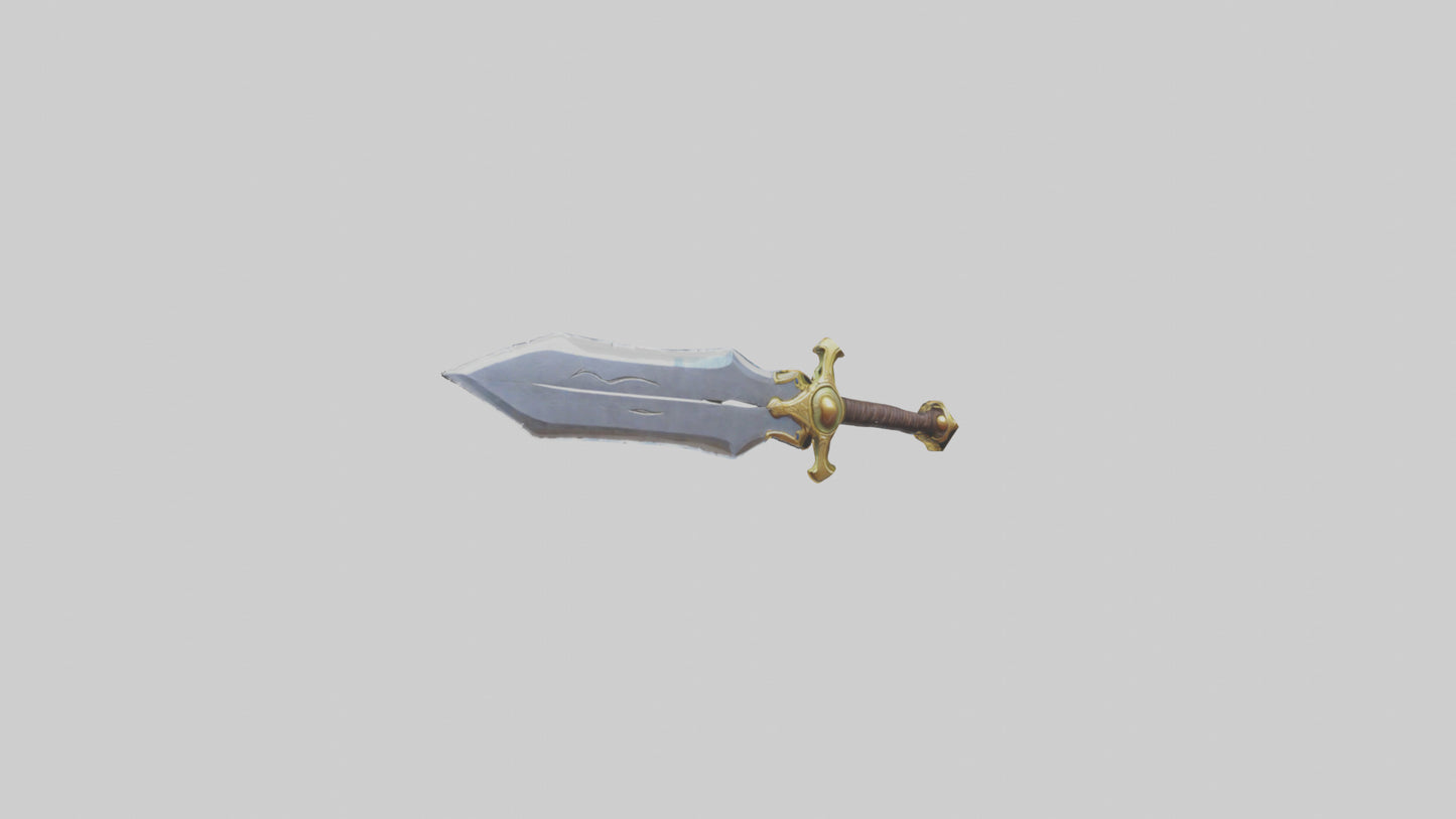 Cartoon Sword model 3D model