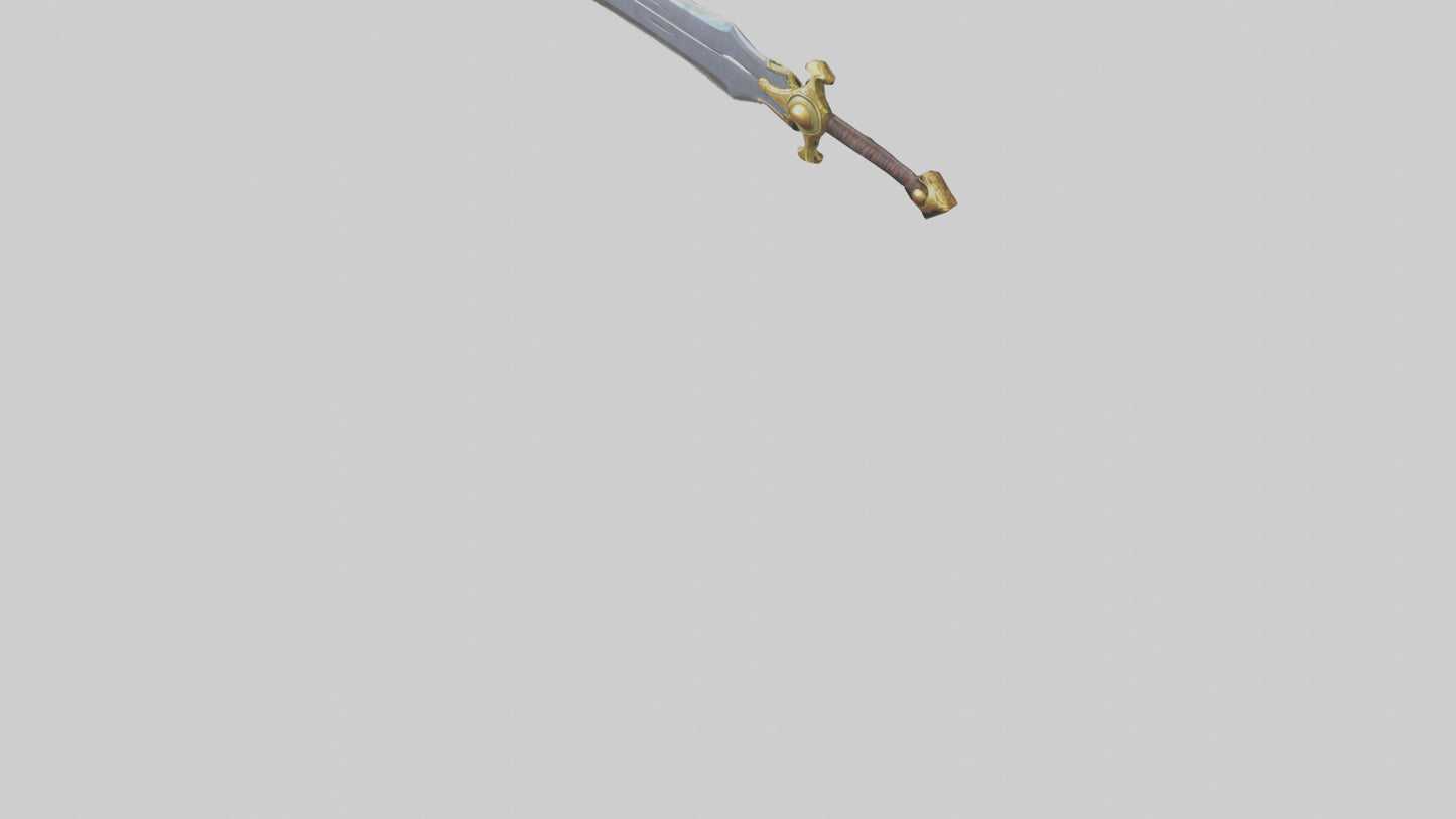 Cartoon Sword model 3D model