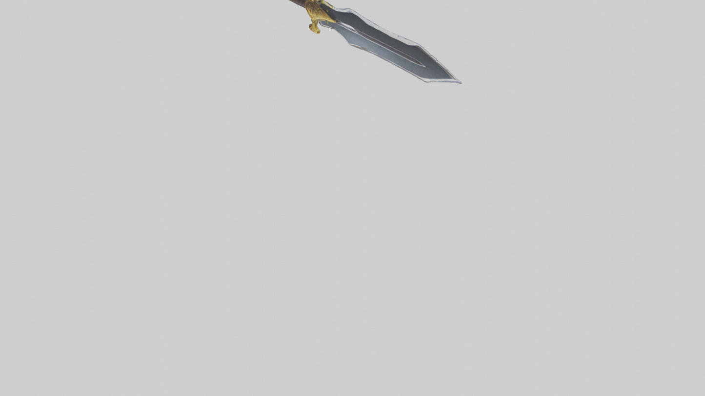 Cartoon Sword model 3D model