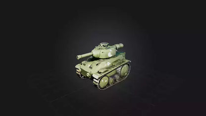 3D model Cartoon Tank VR / AR / low-poly