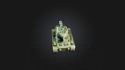 3D model Cartoon Tank VR / AR / low-poly
