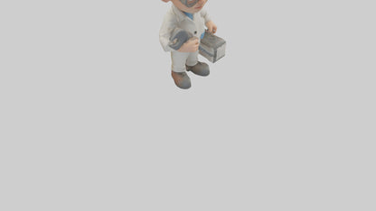 Cartoon Technician model 3D model