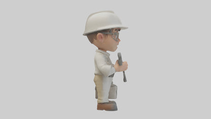Cartoon Technician model 3D model