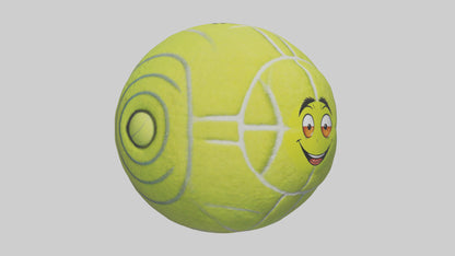 Cartoon Tennis Ball model 3D model