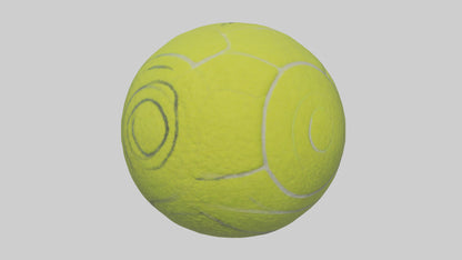 Cartoon Tennis Ball model 3D model