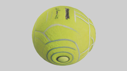 Cartoon Tennis Ball model 3D model