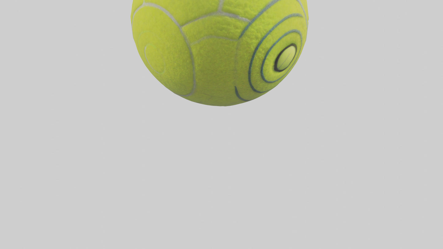 Cartoon Tennis Ball model 3D model