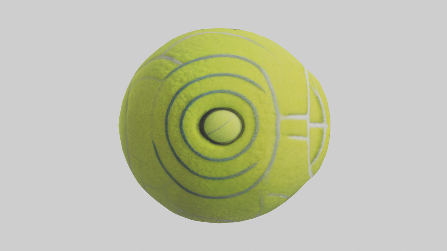 Cartoon Tennis Ball model 3D model