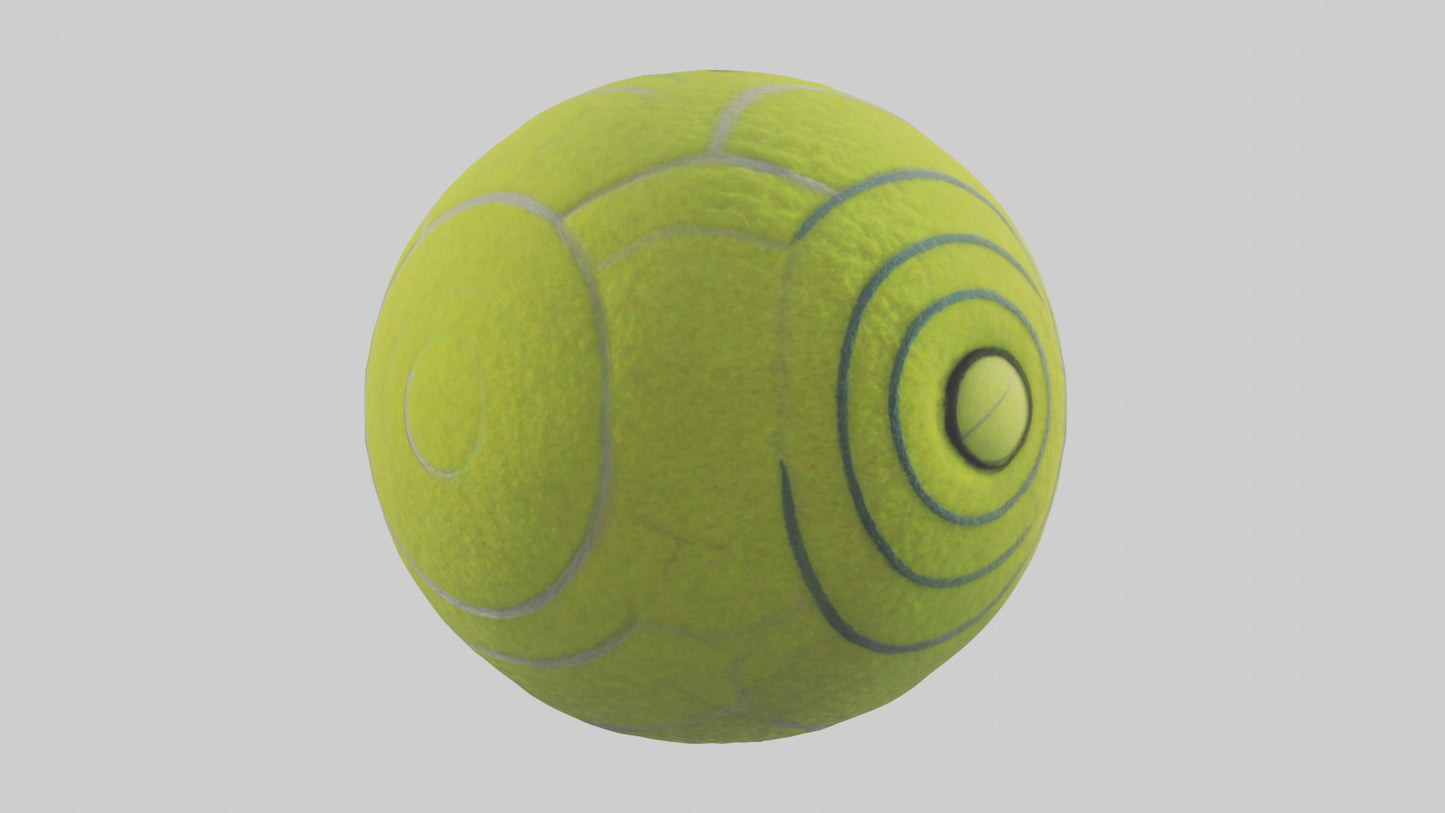 Cartoon Tennis Ball model 3D model