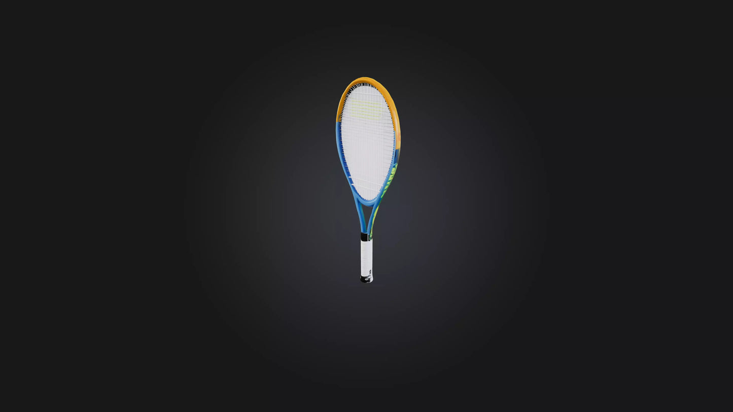 3D model Cartoon Tennis Racket VR / AR / low-poly