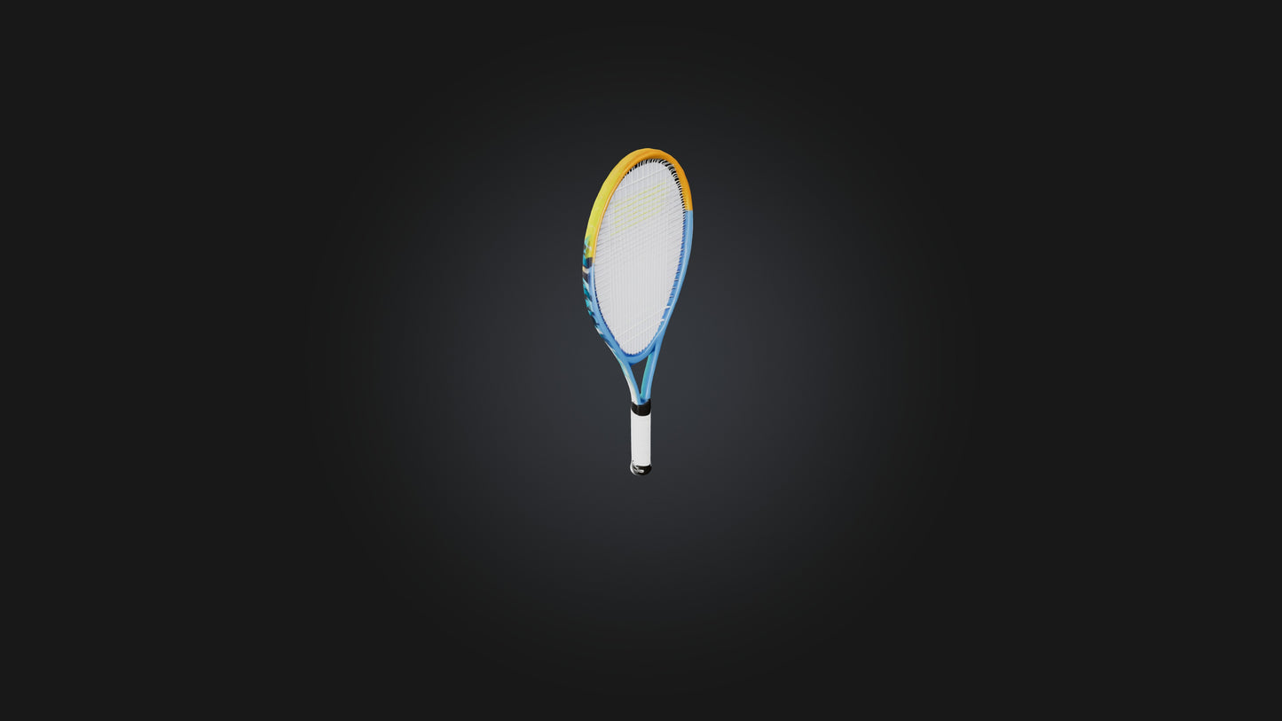 3D model Cartoon Tennis Racket VR / AR / low-poly