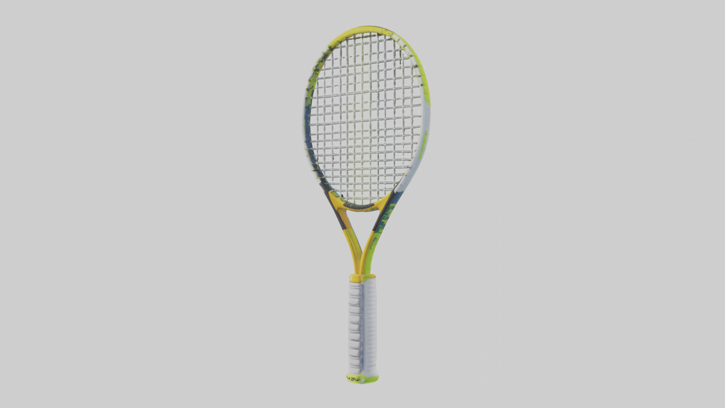 Cartoon Tennis Racket model 3D model